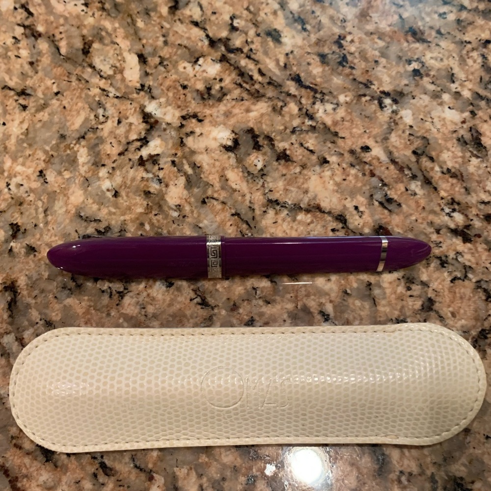 Omas 360 Hi Tech Mezzo Purple Rollerball Pen